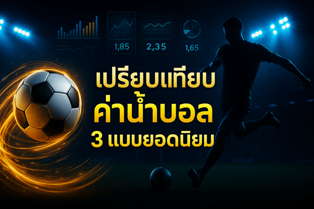 เปรียบเทียบ ค่าน้ำบอล